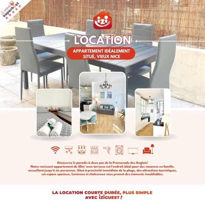 Saint Philippe - T3 Terrasse Pres De La Plage 니스 외부 사진